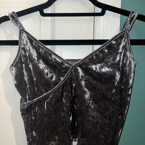 Velvet Sleeveless Top